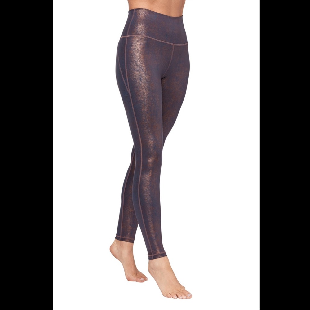 Manduka Essential High Line Legging in Copper Blue